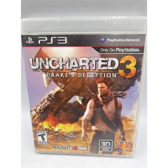 Uncharted 3: Drake's Deception PS3 Game - Complete Edition, Free Shipping - Picture 1 of 6
